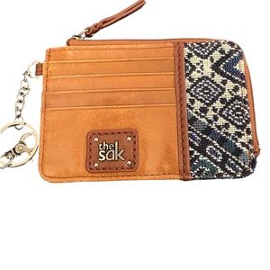 The sak leather wallet clutch